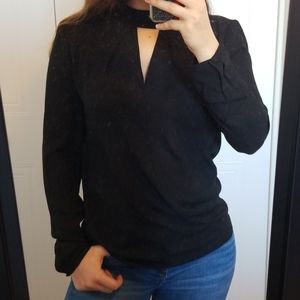 Suzy Sheir black blouse